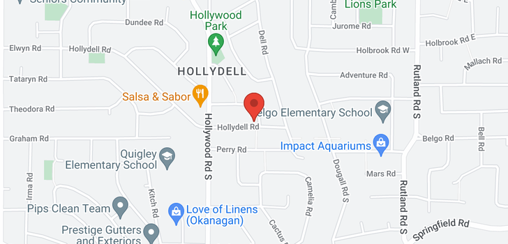 map of 520 Hollydell Road
